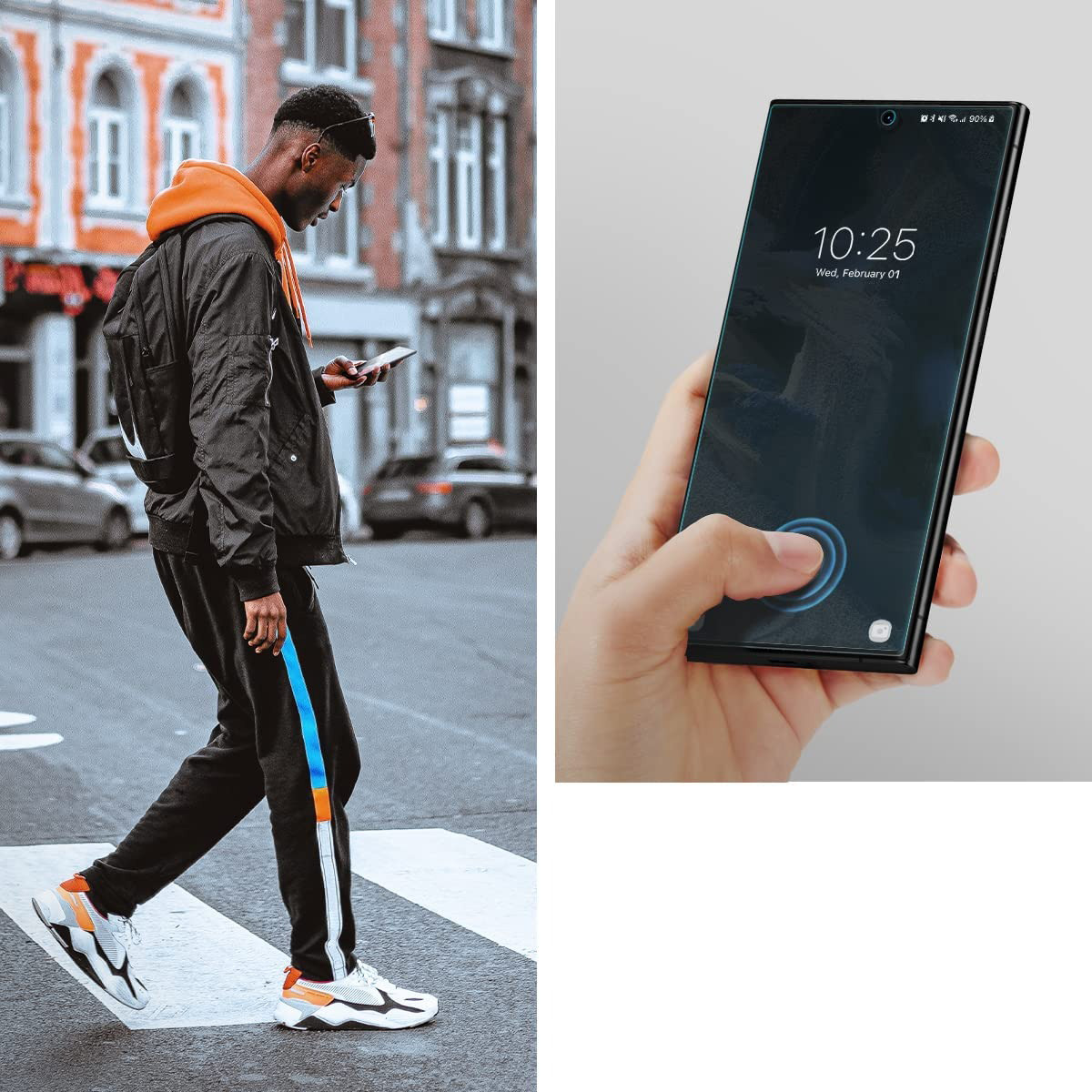 Samoregenerująca się elastyczna folia Spigen Neo Flex kompatybilna z etui dla Galaxy S23 Ultra